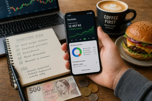 Jak investovat malé částky v roce 2026: Nejlepší platformy pro začátečníky